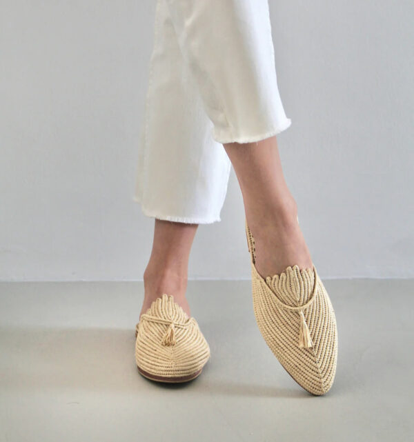 tawsa slippers Handcrafted by Moroccan artisans - brown